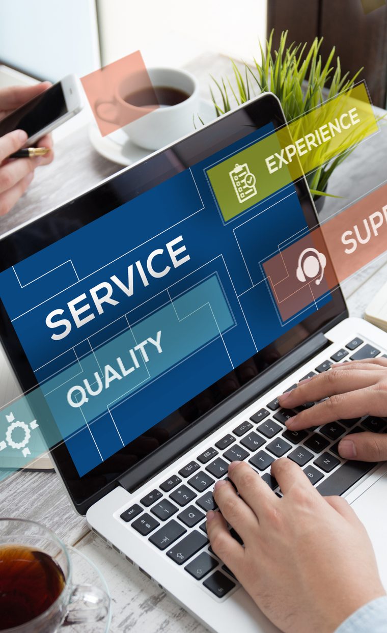 Online services — quality, support and experience